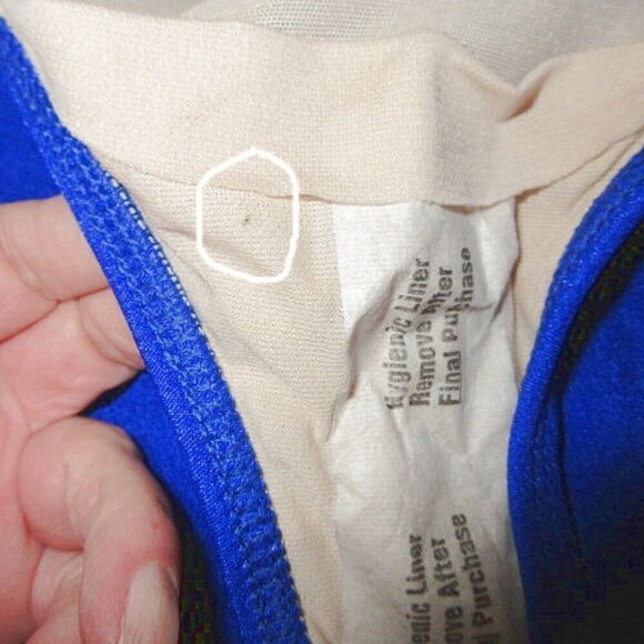 NWT Vintage SIRENA Swimsuit Size 8 ONE PIECE Bra SHIRRED Surplice MADE IN USA - Picture 9 of 12